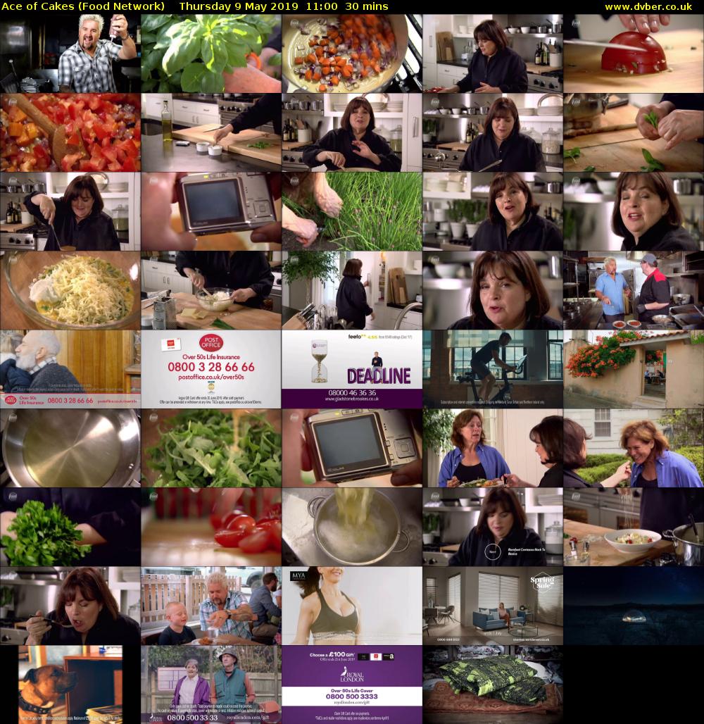 Ace of Cakes (Food Network) Thursday 9 May 2019 11:00 - 11:30