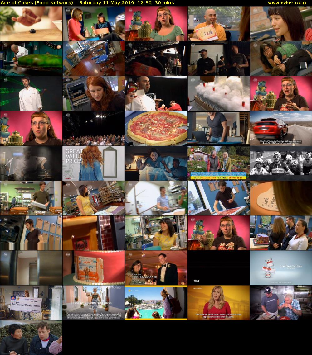 Ace of Cakes (Food Network) Saturday 11 May 2019 12:30 - 13:00