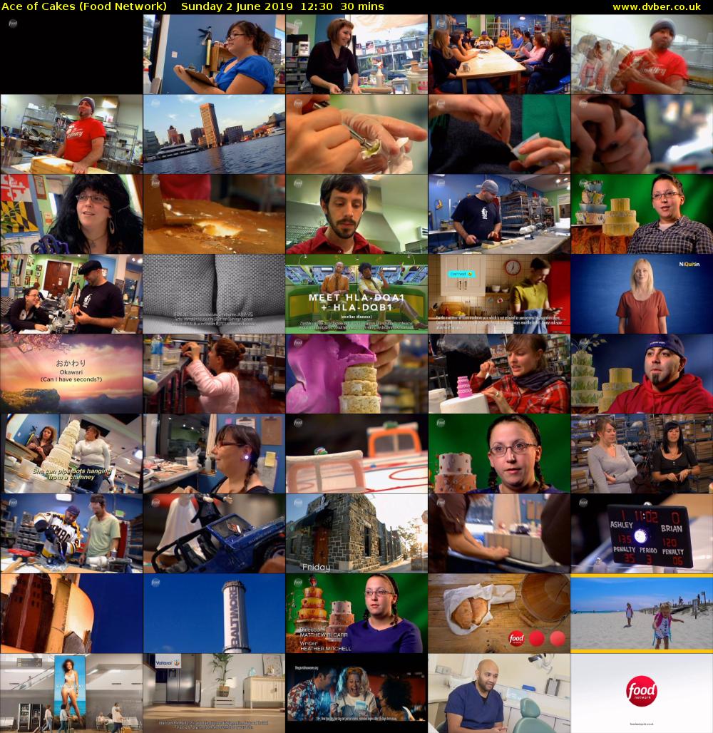Ace of Cakes (Food Network) Sunday 2 June 2019 12:30 - 13:00
