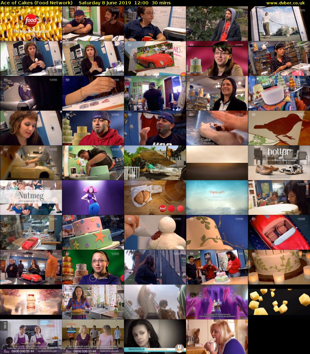 Ace of Cakes (Food Network) Saturday 8 June 2019 12:00 - 12:30