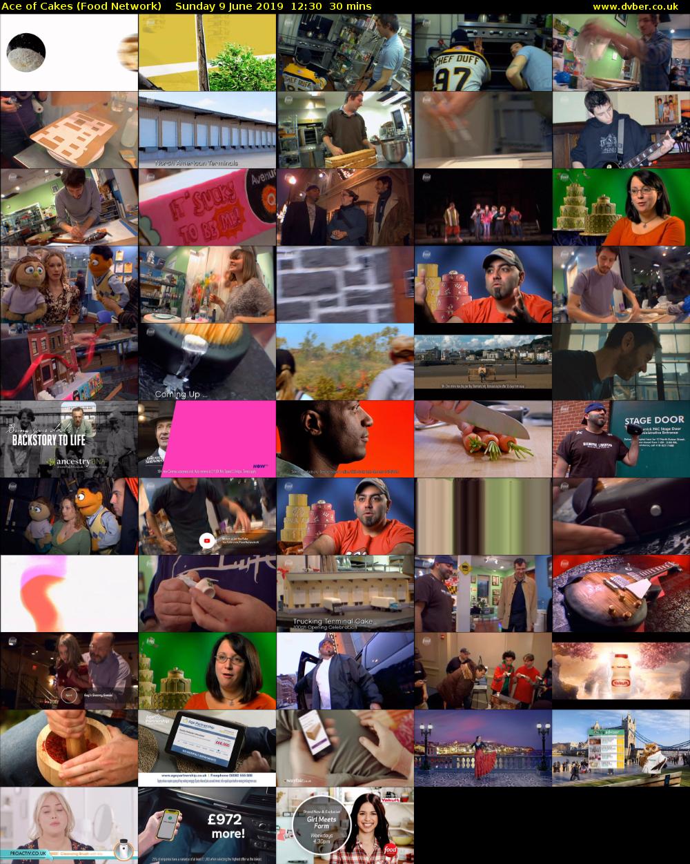 Ace of Cakes (Food Network) Sunday 9 June 2019 12:30 - 13:00