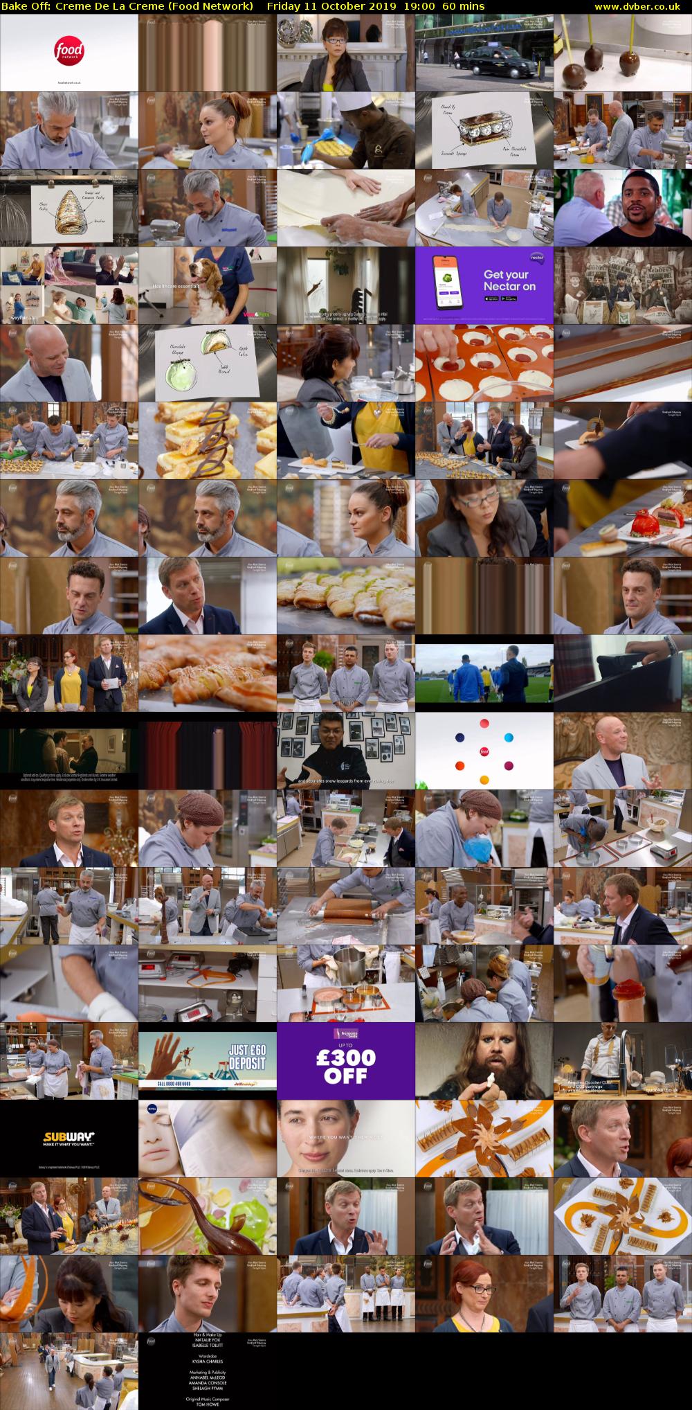 Bake Off: Creme De La Creme (Food Network) Friday 11 October 2019 19:00 - 20:00