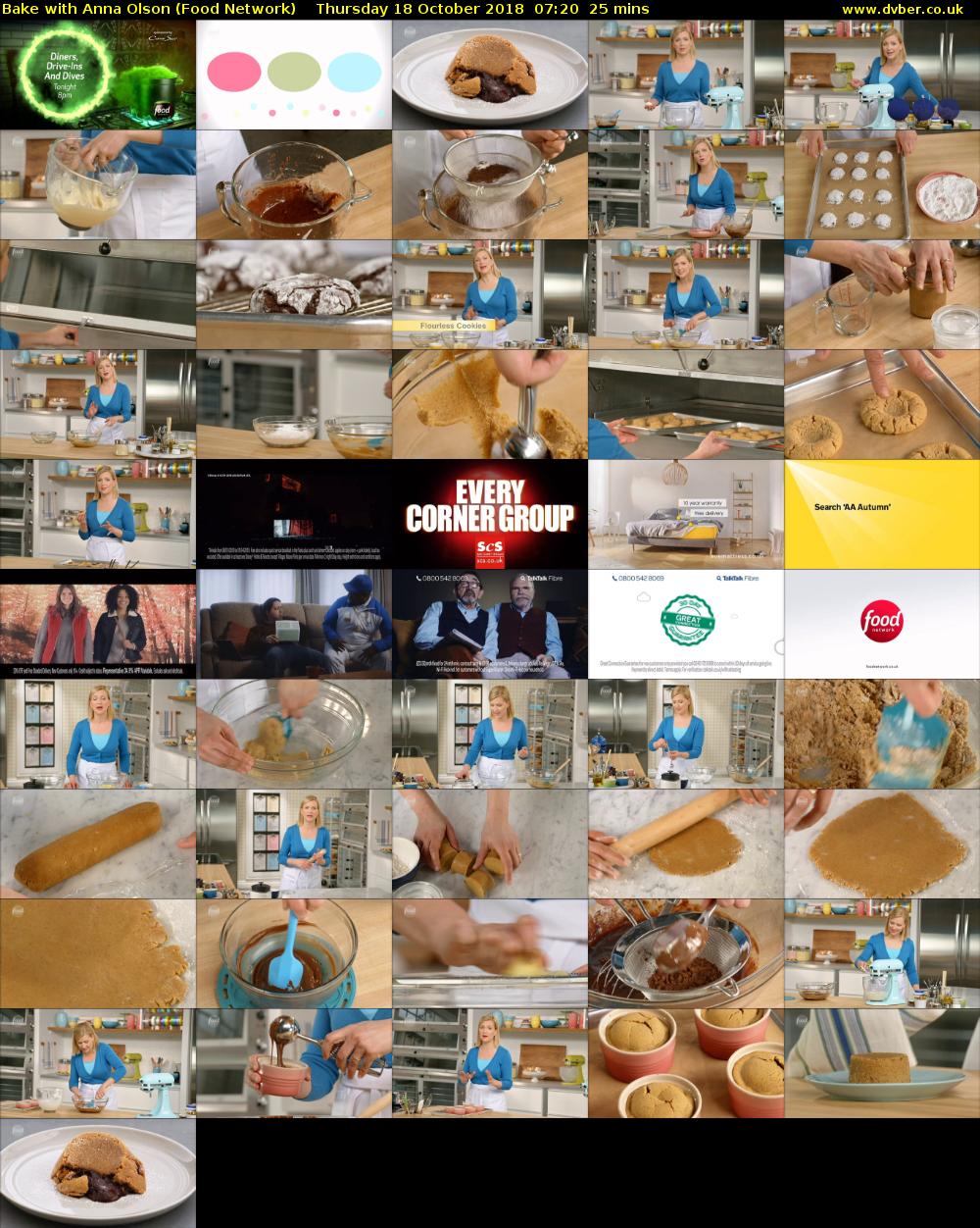 Bake with Anna Olson (Food Network) Thursday 18 October 2018 07:20 - 07:45