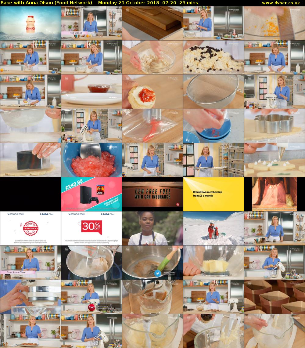 Bake with Anna Olson (Food Network) Monday 29 October 2018 07:20 - 07:45