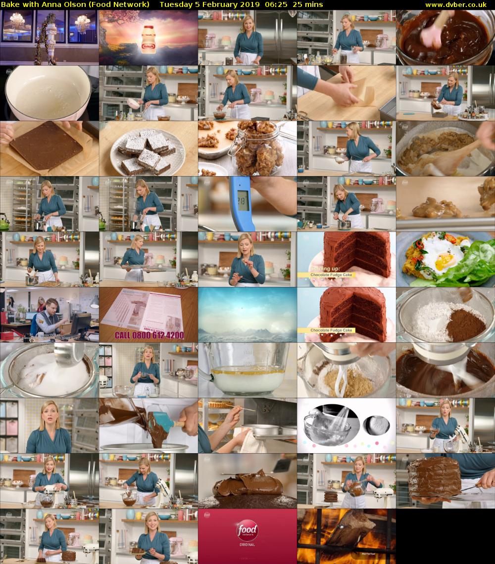 Bake with Anna Olson (Food Network) Tuesday 5 February 2019 06:25 - 06:50