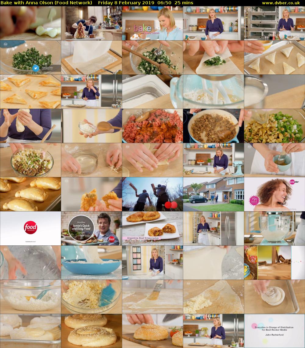 Bake with Anna Olson (Food Network) Friday 8 February 2019 06:50 - 07:15