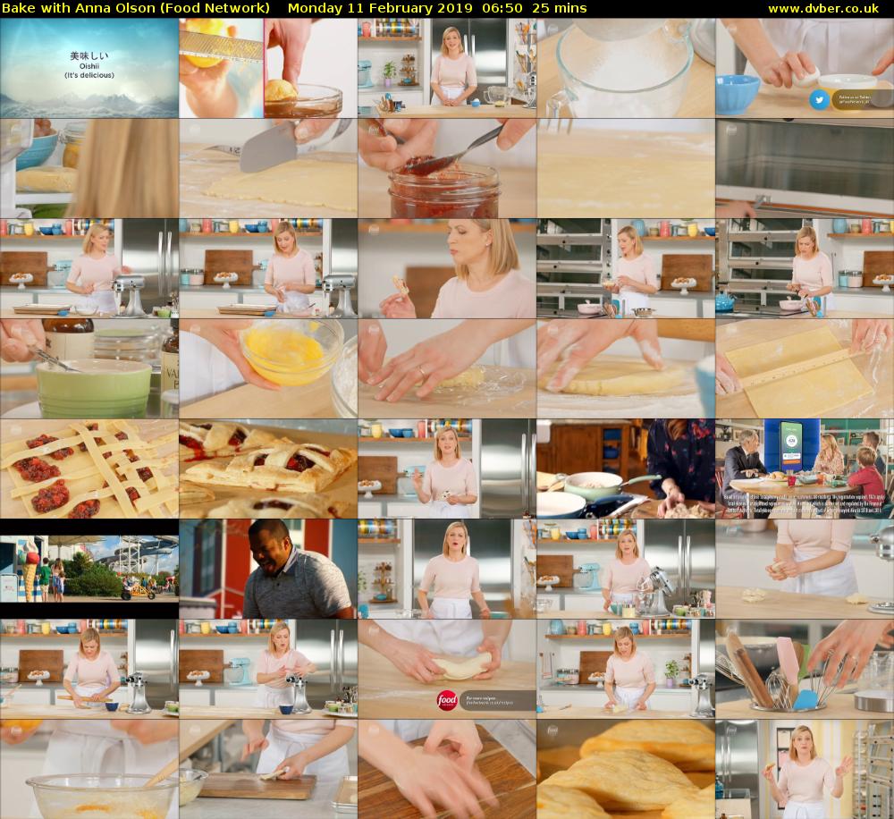 Bake with Anna Olson (Food Network) Monday 11 February 2019 06:50 - 07:15