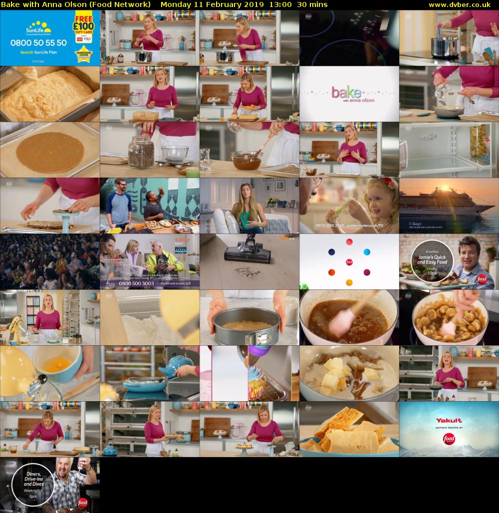 Bake with Anna Olson (Food Network) Monday 11 February 2019 13:00 - 13:30
