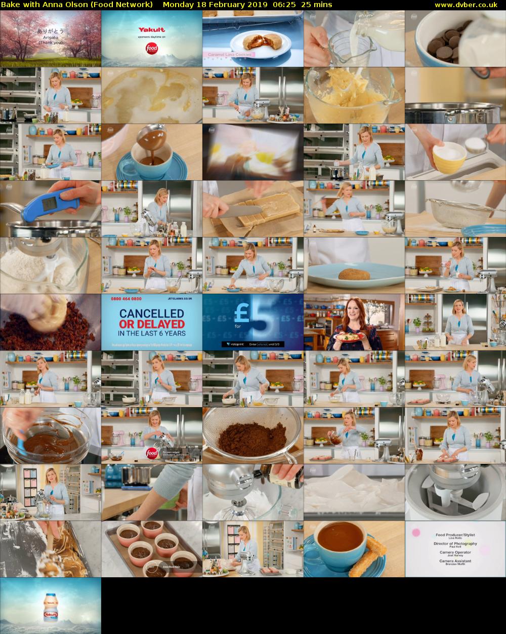 Bake with Anna Olson (Food Network) Monday 18 February 2019 06:25 - 06:50