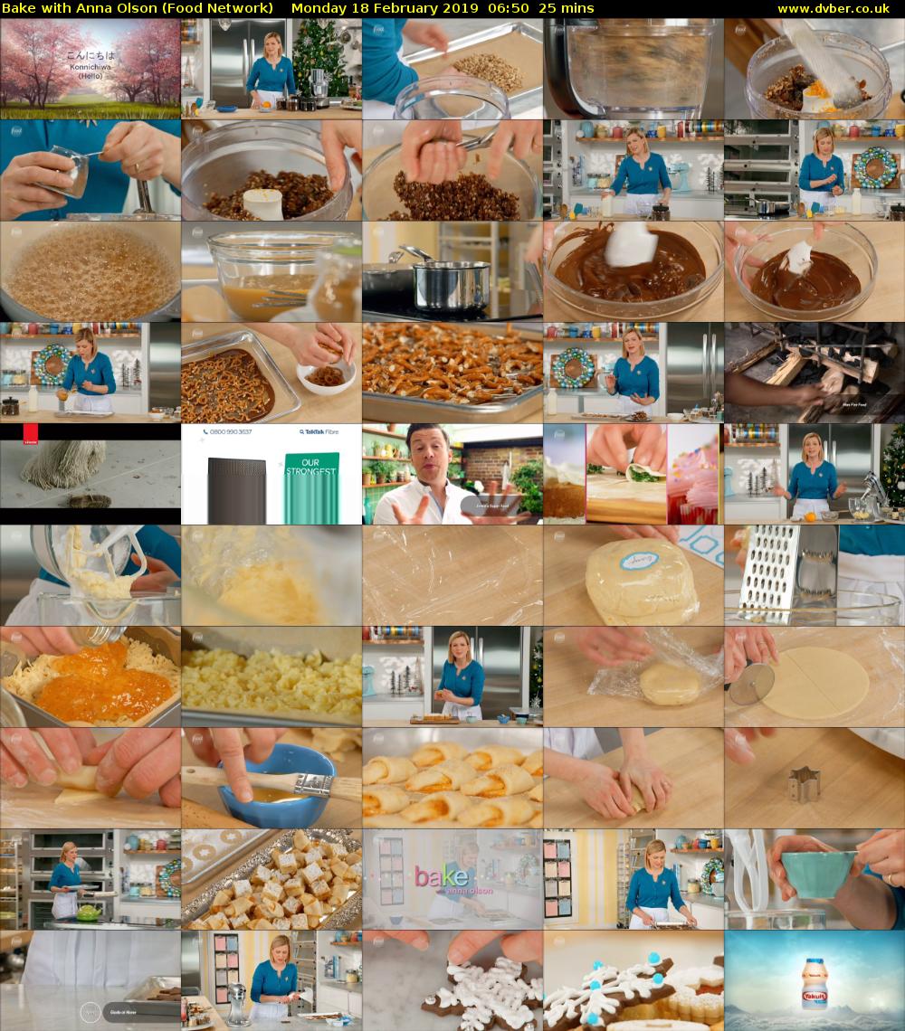 Bake with Anna Olson (Food Network) Monday 18 February 2019 06:50 - 07:15