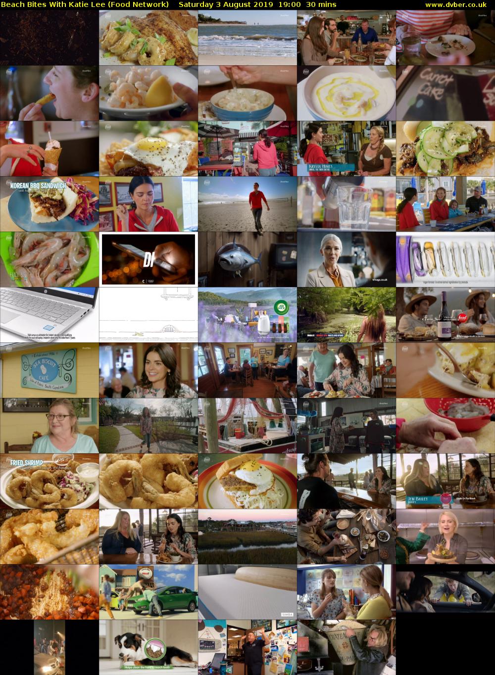 Beach Bites with Katie Lee (Food Network) Saturday 3 August 2019 19:00 - 19:30