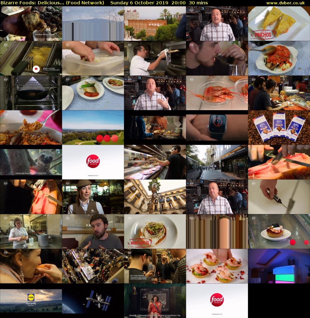Bizarre Foods: Delicious... (Food Network) Sunday 6 October 2019 20:00 - 20:30