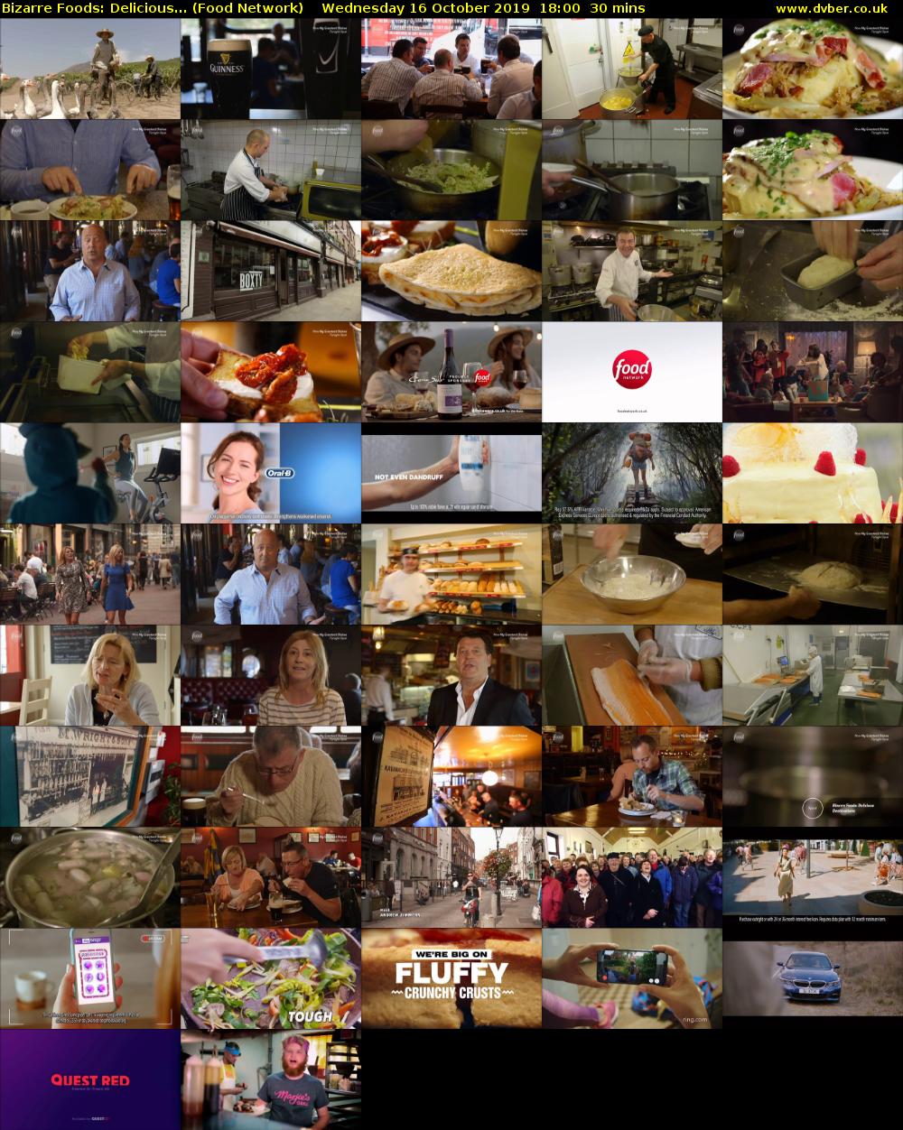 Bizarre Foods: Delicious... (Food Network) Wednesday 16 October 2019 18:00 - 18:30