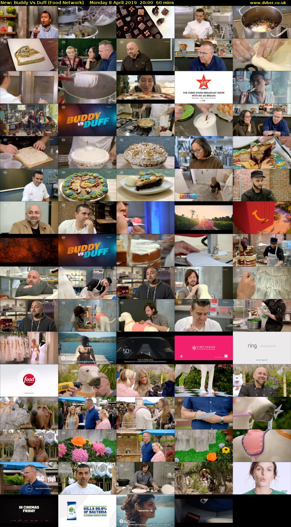 Buddy Vs Duff (Food Network) Monday 8 April 2019 20:00 - 21:00