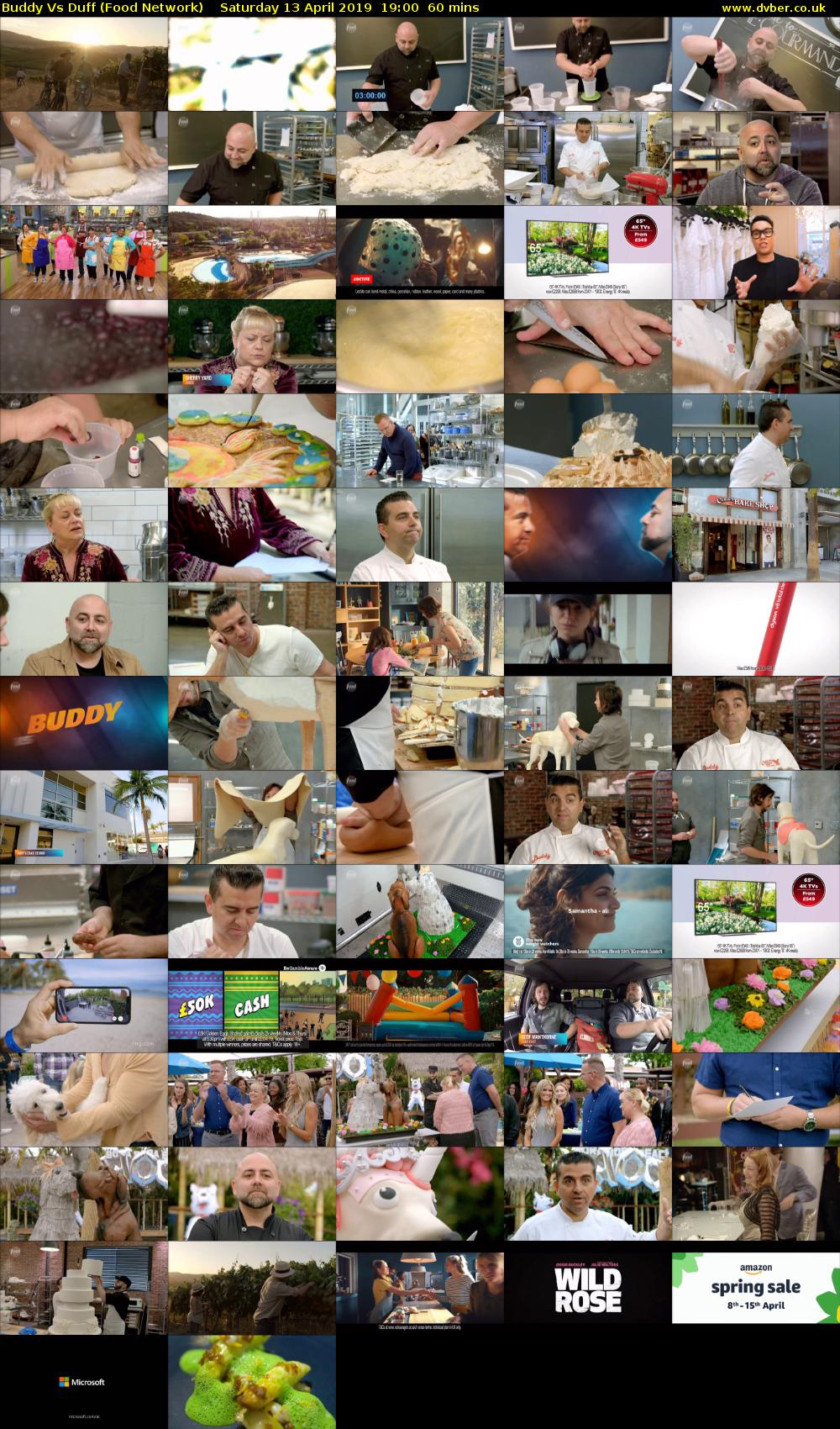 Buddy Vs Duff (Food Network) Saturday 13 April 2019 19:00 - 20:00