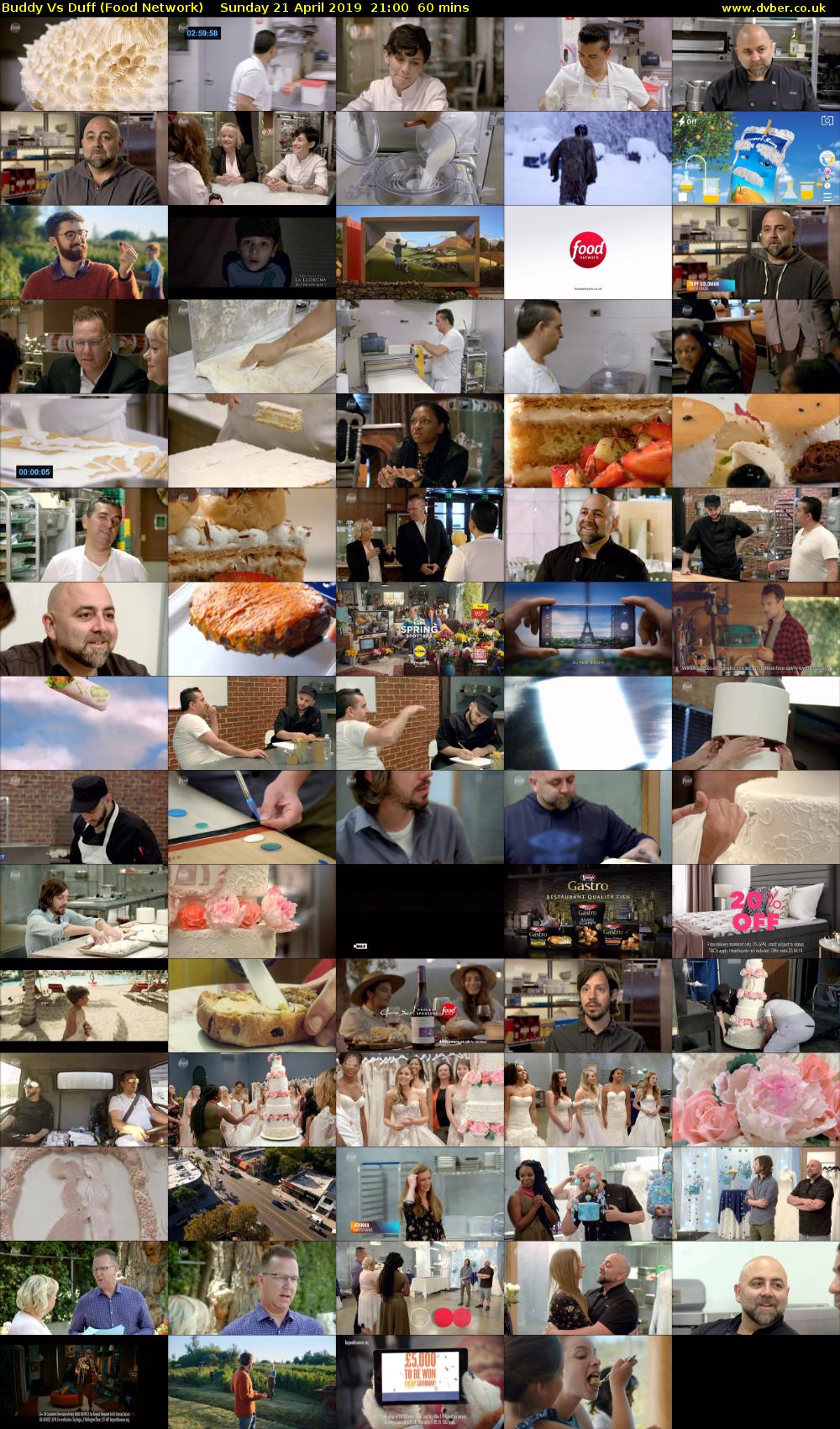 Buddy Vs Duff (Food Network) Sunday 21 April 2019 21:00 - 22:00