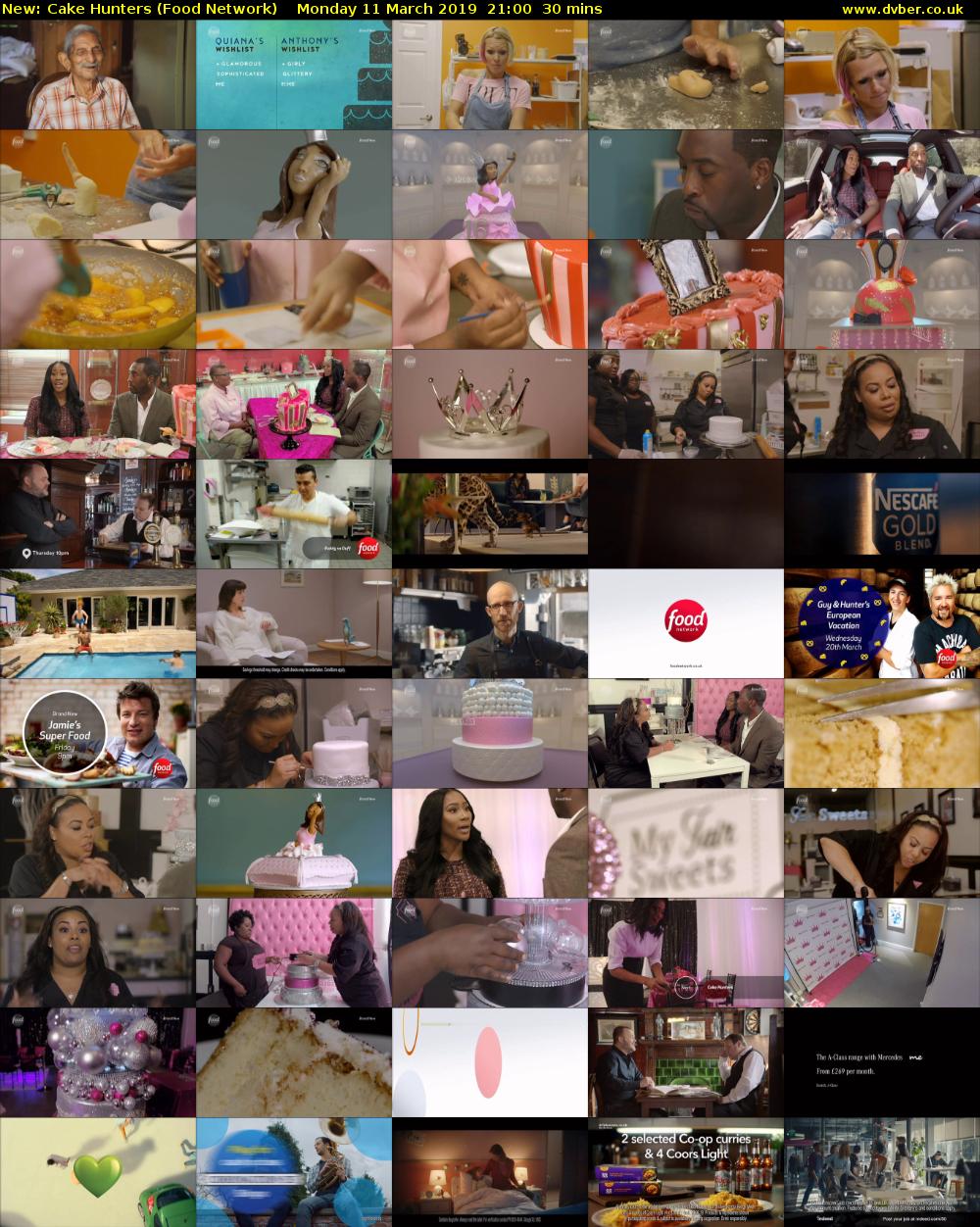 Cake Hunters (Food Network) Monday 11 March 2019 21:00 - 21:30