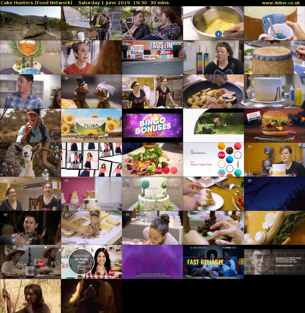 Cake Hunters (Food Network) Saturday 1 June 2019 19:30 - 20:00