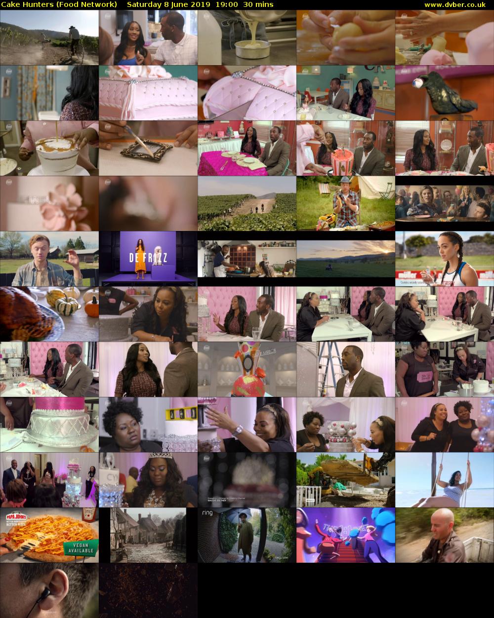 Cake Hunters (Food Network) Saturday 8 June 2019 19:00 - 19:30