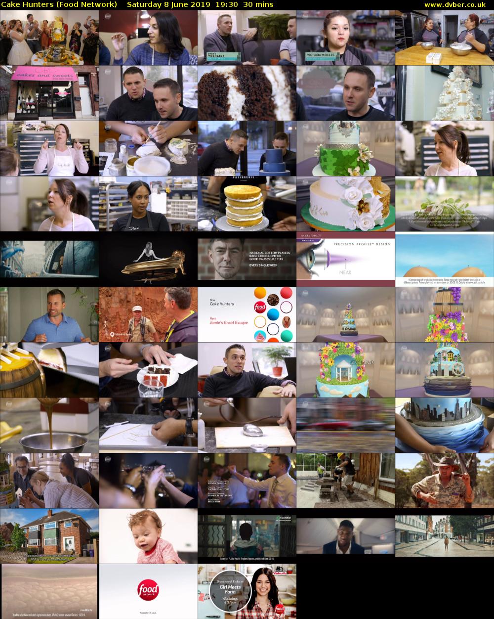 Cake Hunters (Food Network) Saturday 8 June 2019 19:30 - 20:00