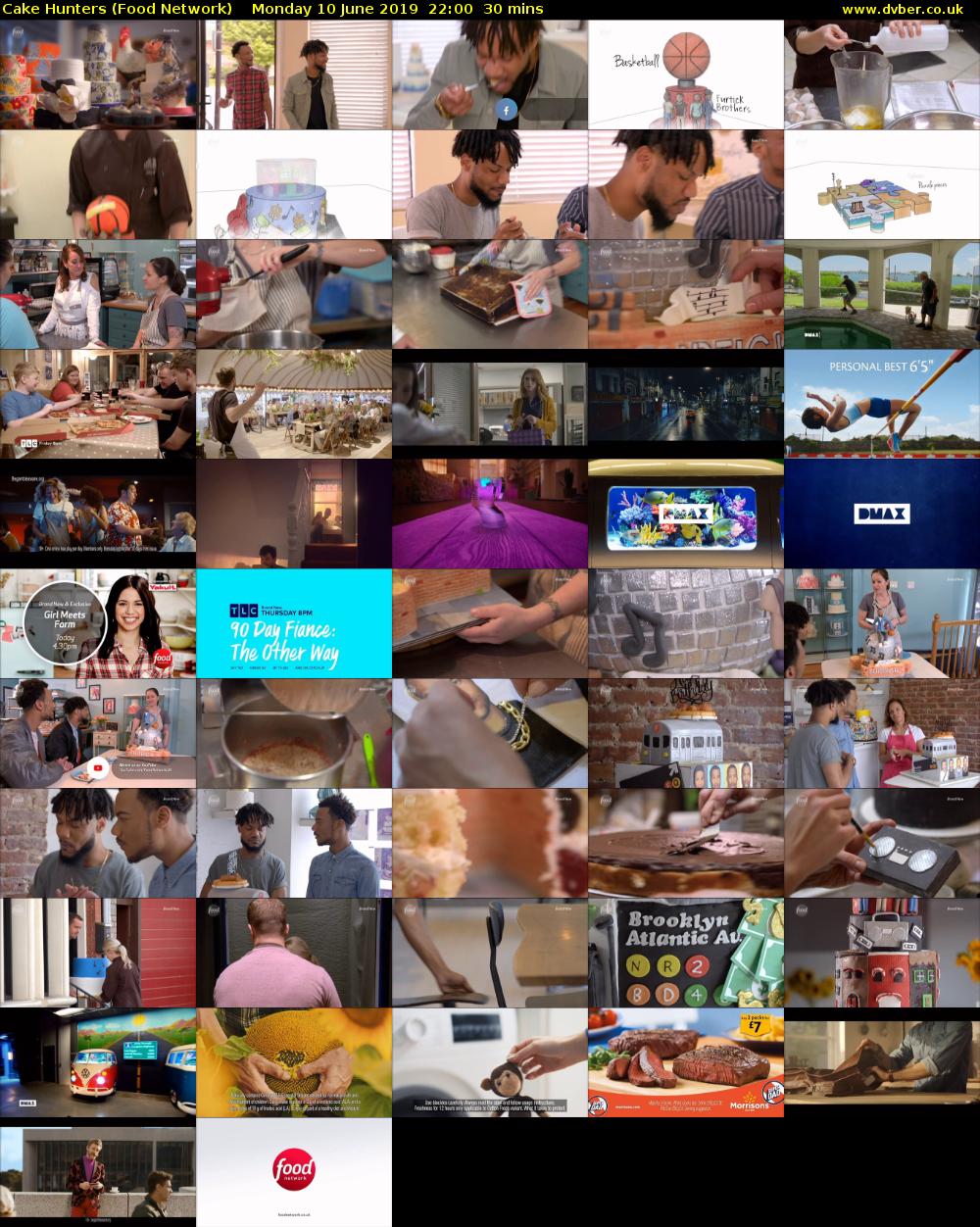 Cake Hunters (Food Network) Monday 10 June 2019 22:00 - 22:30