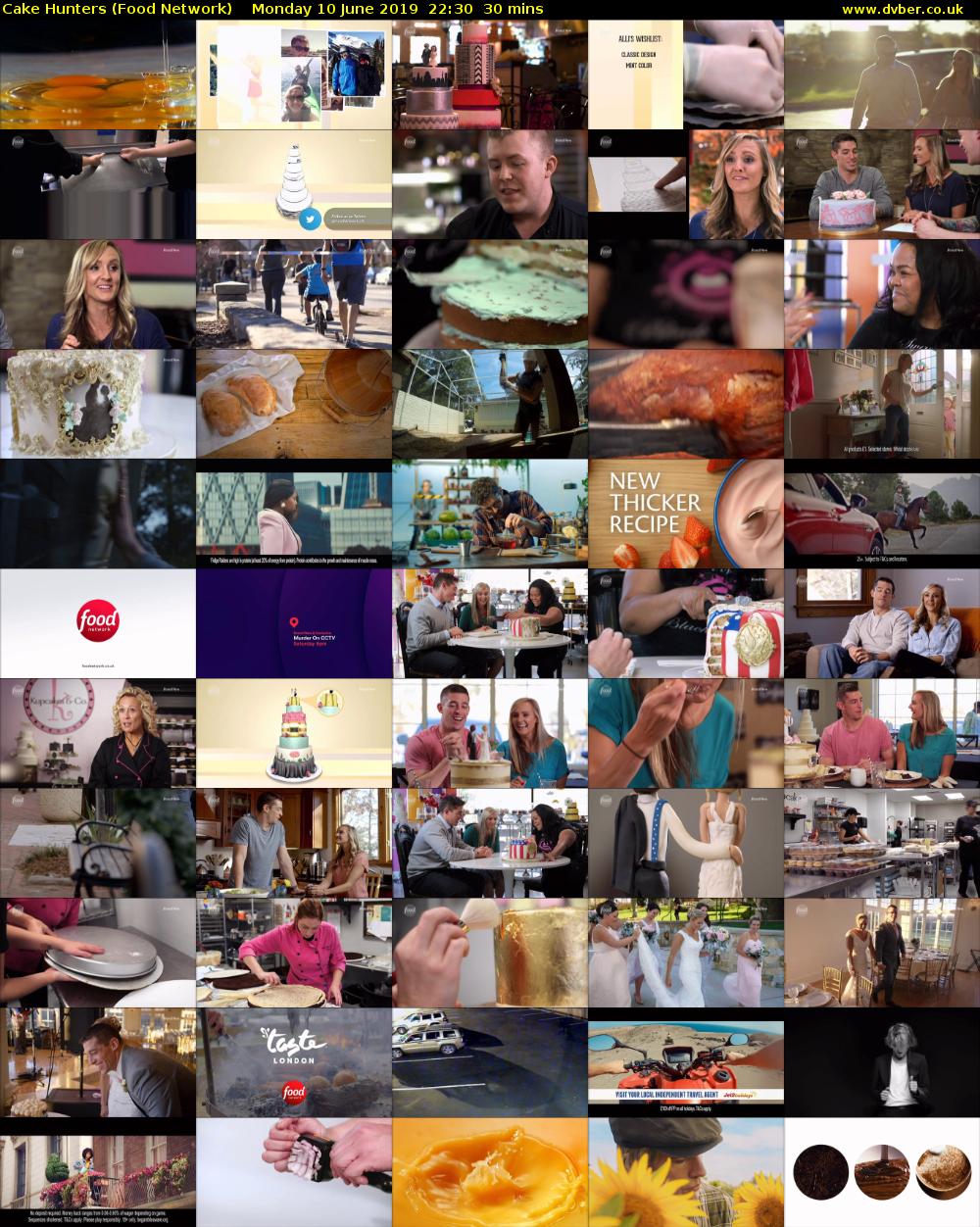 Cake Hunters (Food Network) Monday 10 June 2019 22:30 - 23:00