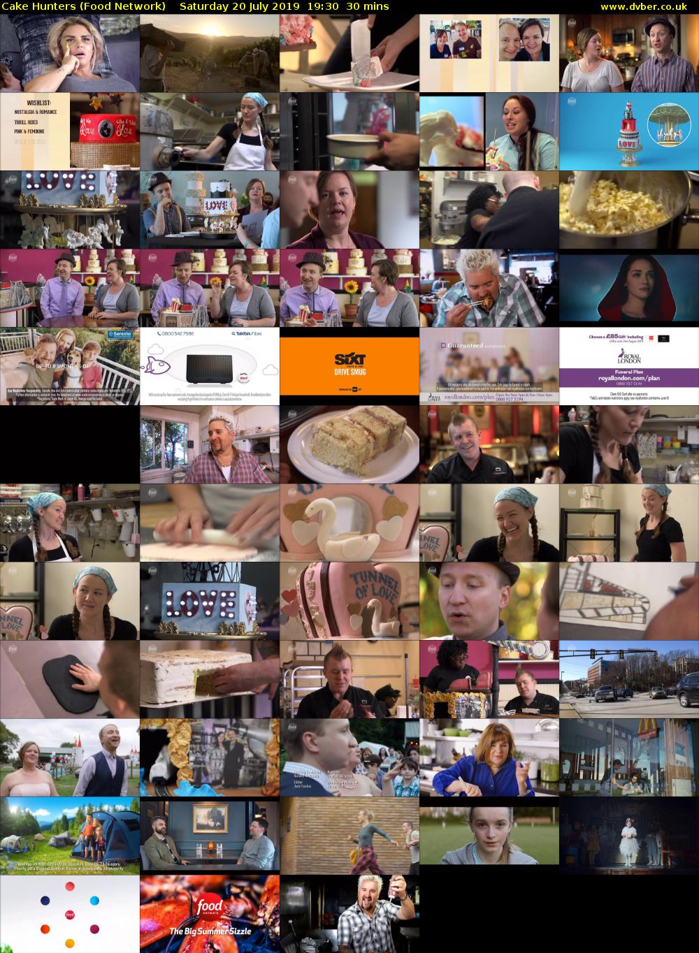Cake Hunters (Food Network) Saturday 20 July 2019 19:30 - 20:00