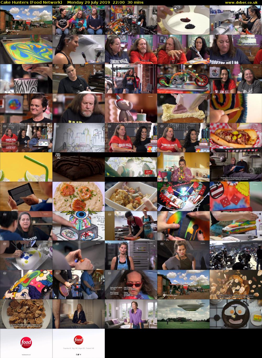 Cake Hunters (Food Network) Monday 29 July 2019 22:00 - 22:30