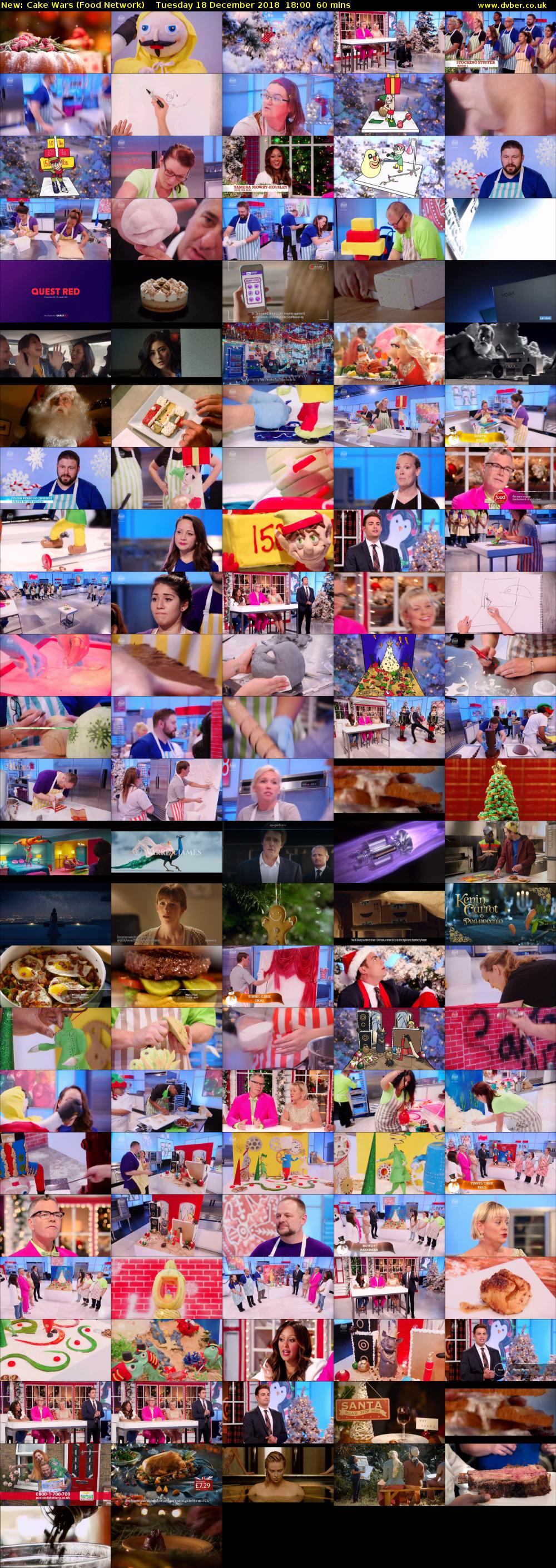 Cake Wars (Food Network) Tuesday 18 December 2018 18:00 - 19:00