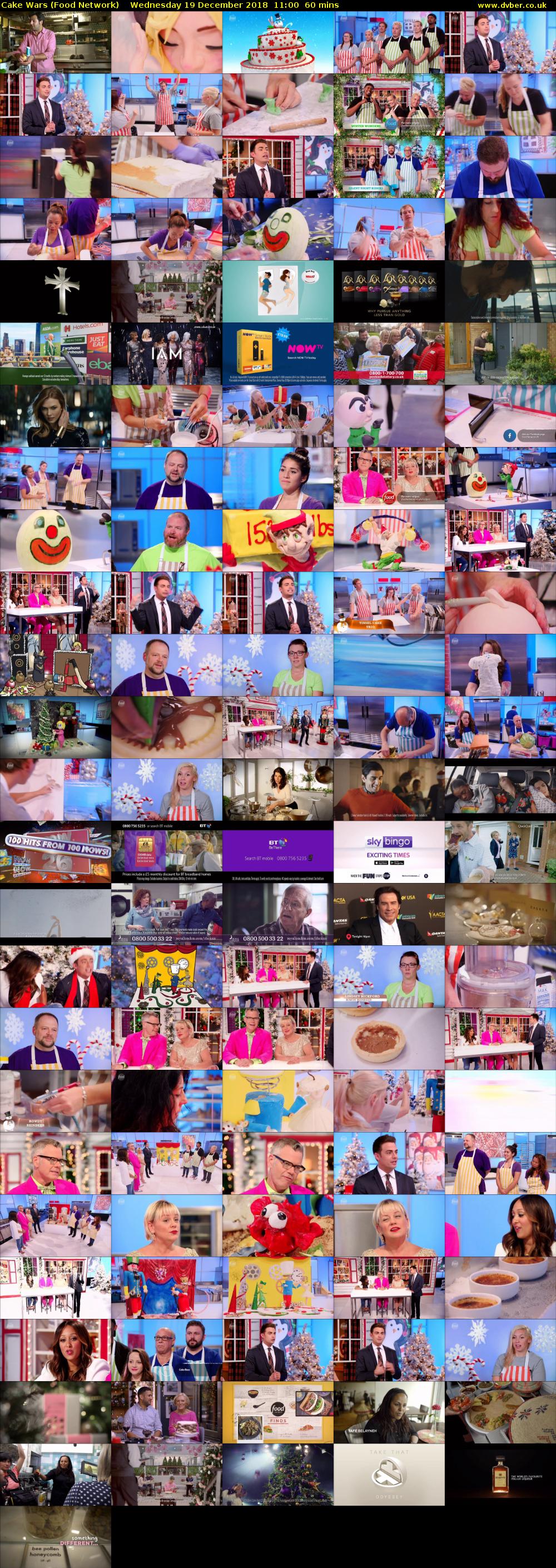 Cake Wars (Food Network) Wednesday 19 December 2018 11:00 - 12:00