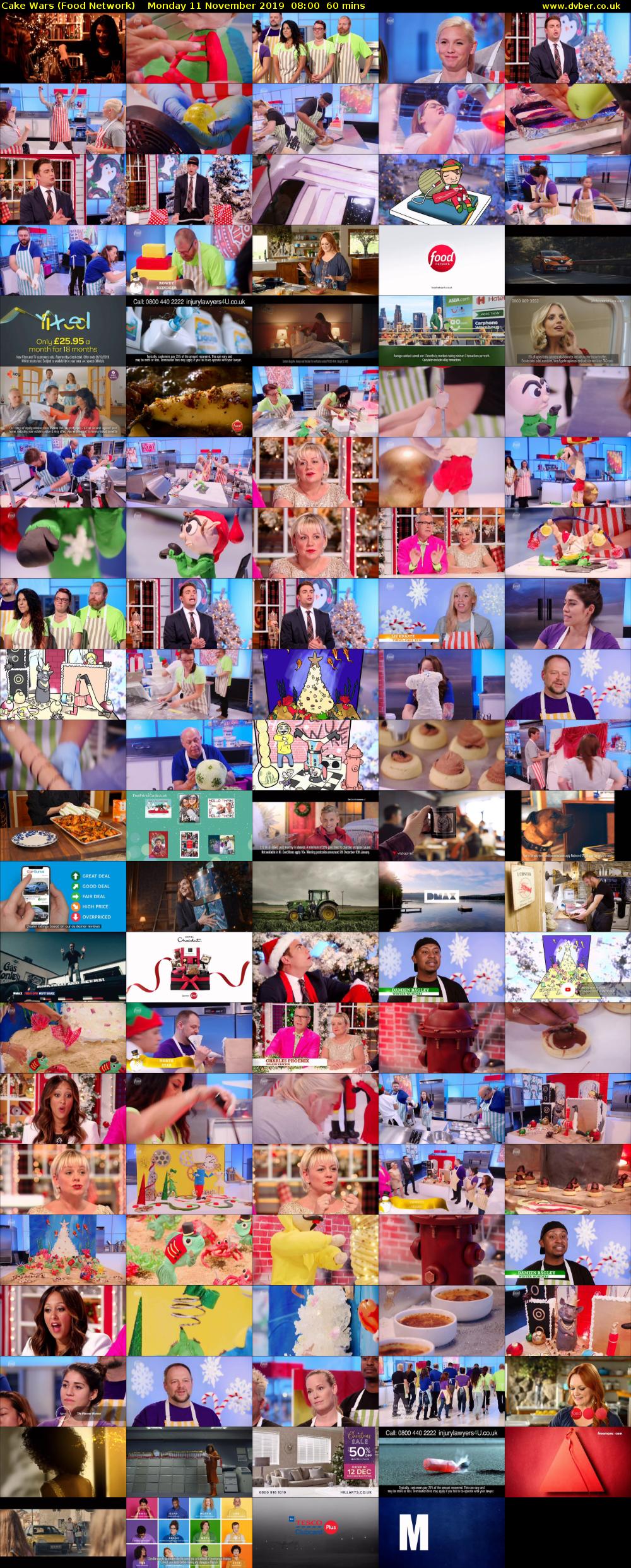 Cake Wars (Food Network) Monday 11 November 2019 08:00 - 09:00