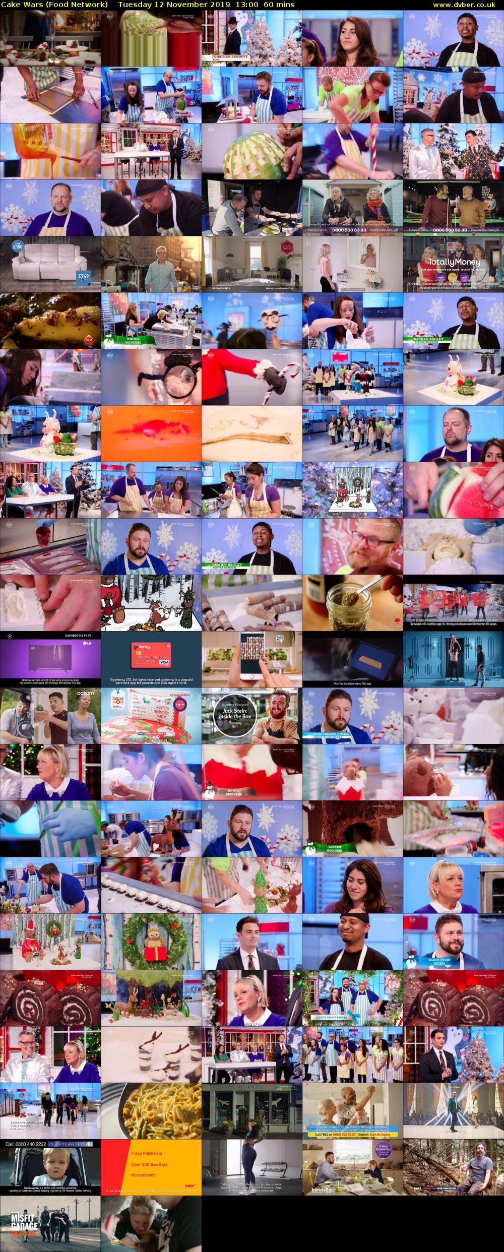 Cake Wars (Food Network) Tuesday 12 November 2019 13:00 - 14:00
