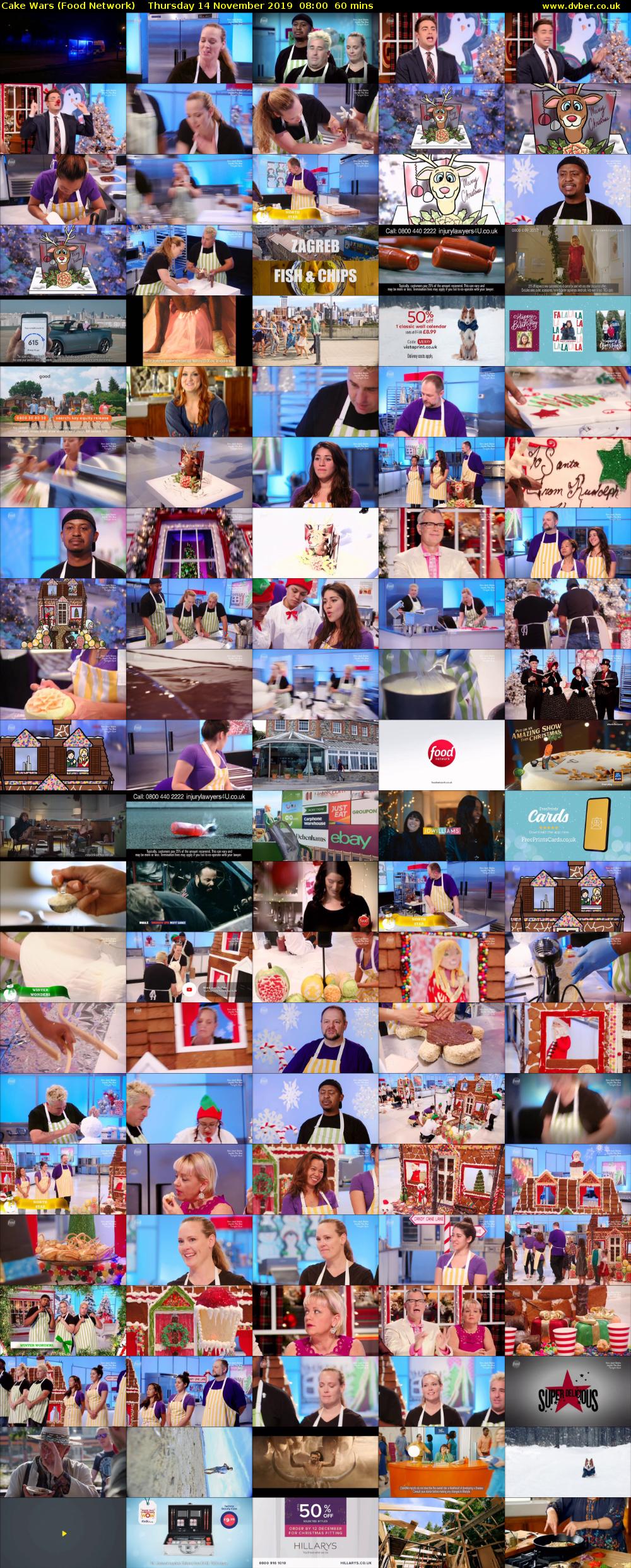 Cake Wars (Food Network) Thursday 14 November 2019 08:00 - 09:00