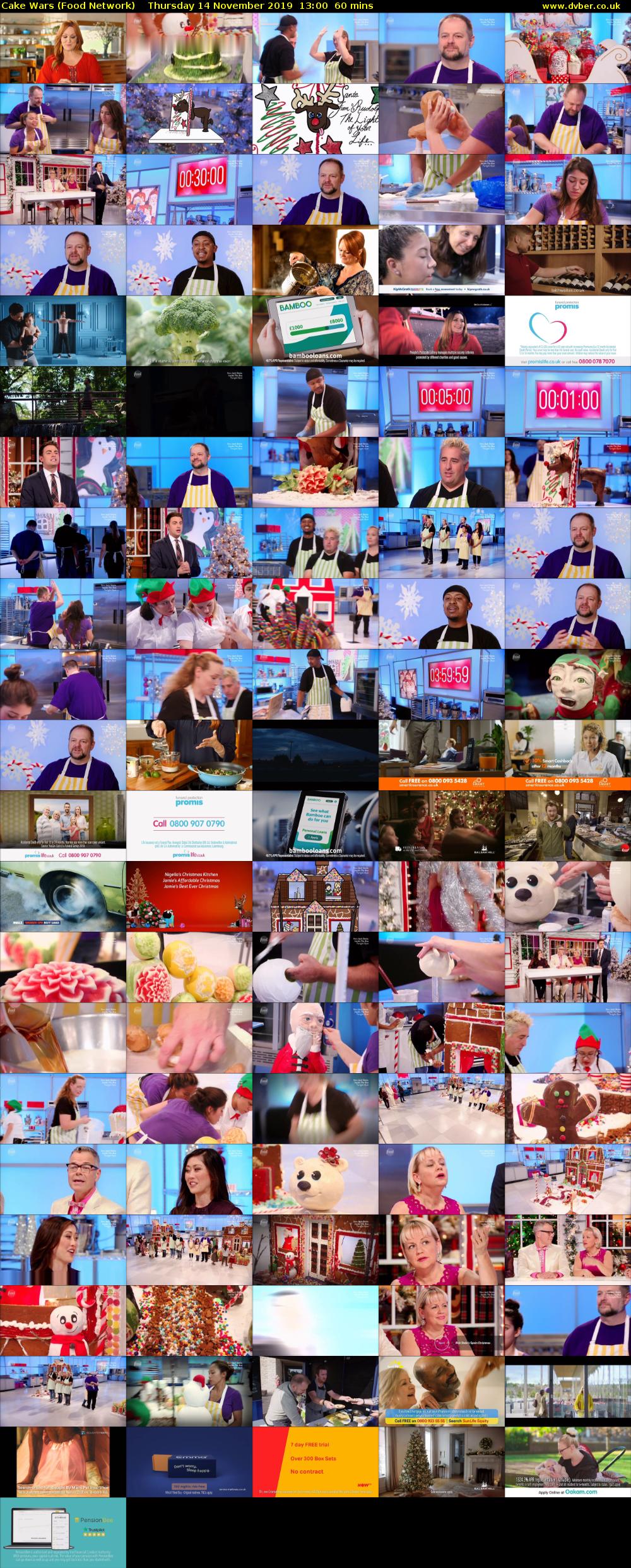 Cake Wars (Food Network) Thursday 14 November 2019 13:00 - 14:00