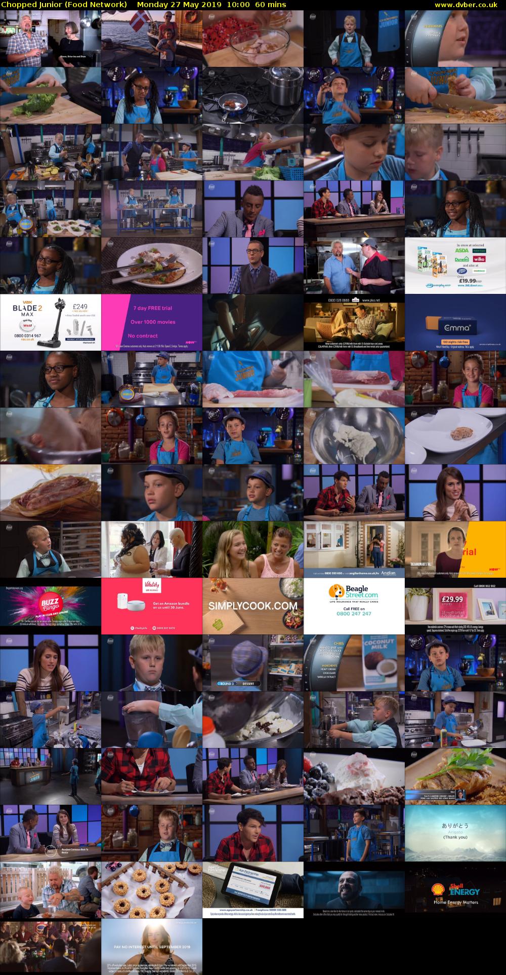 Chopped Junior (Food Network) Monday 27 May 2019 10:00 - 11:00