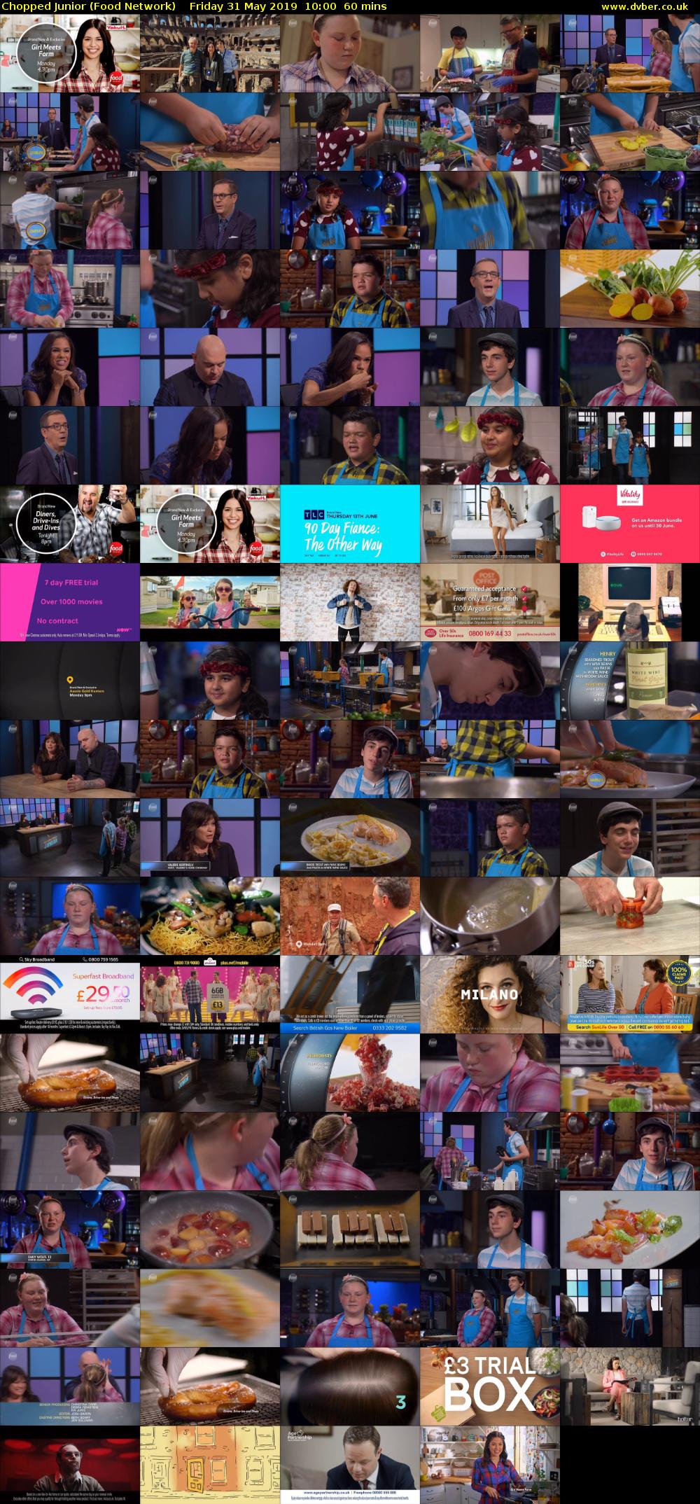 Chopped Junior (Food Network) Friday 31 May 2019 10:00 - 11:00