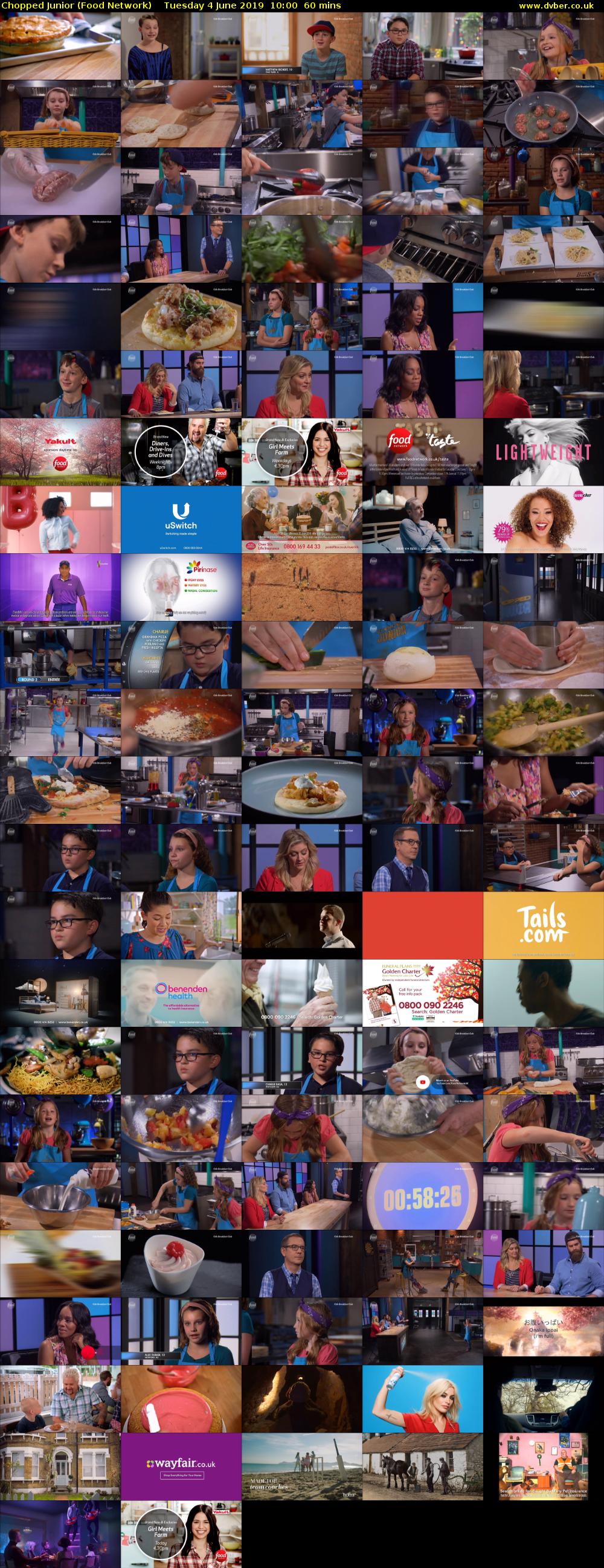 Chopped Junior (Food Network) Tuesday 4 June 2019 10:00 - 11:00