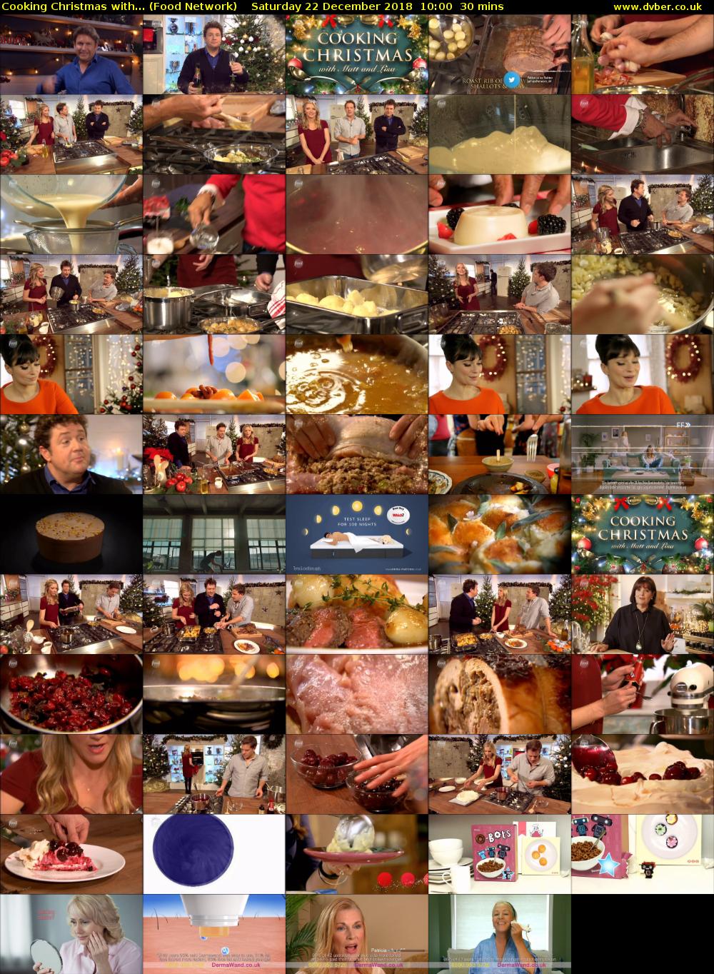 Cooking Christmas with... (Food Network) Saturday 22 December 2018 10:00 - 10:30