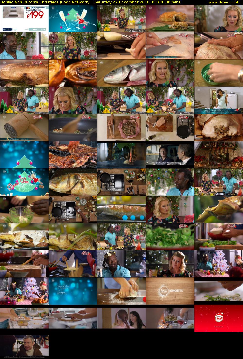 Denise Van Outen's Christmas (Food Network) Saturday 22 December 2018 06:00 - 06:30