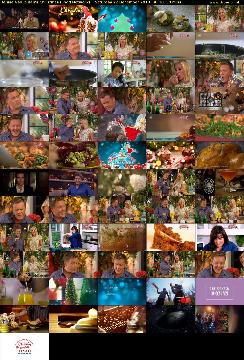 Denise Van Outen's Christmas (Food Network) Saturday 22 December 2018 06:30 - 07:00