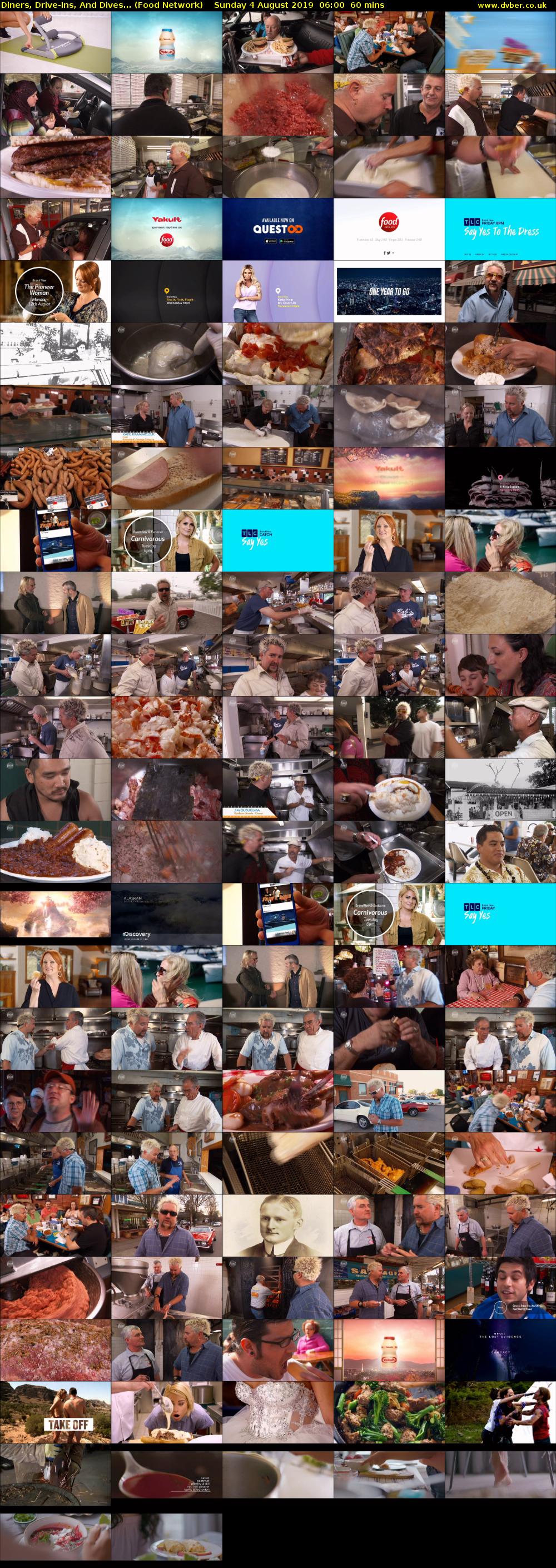 Diners, Drive-Ins, And Dives... (Food Network) Sunday 4 August 2019 06:00 - 07:00