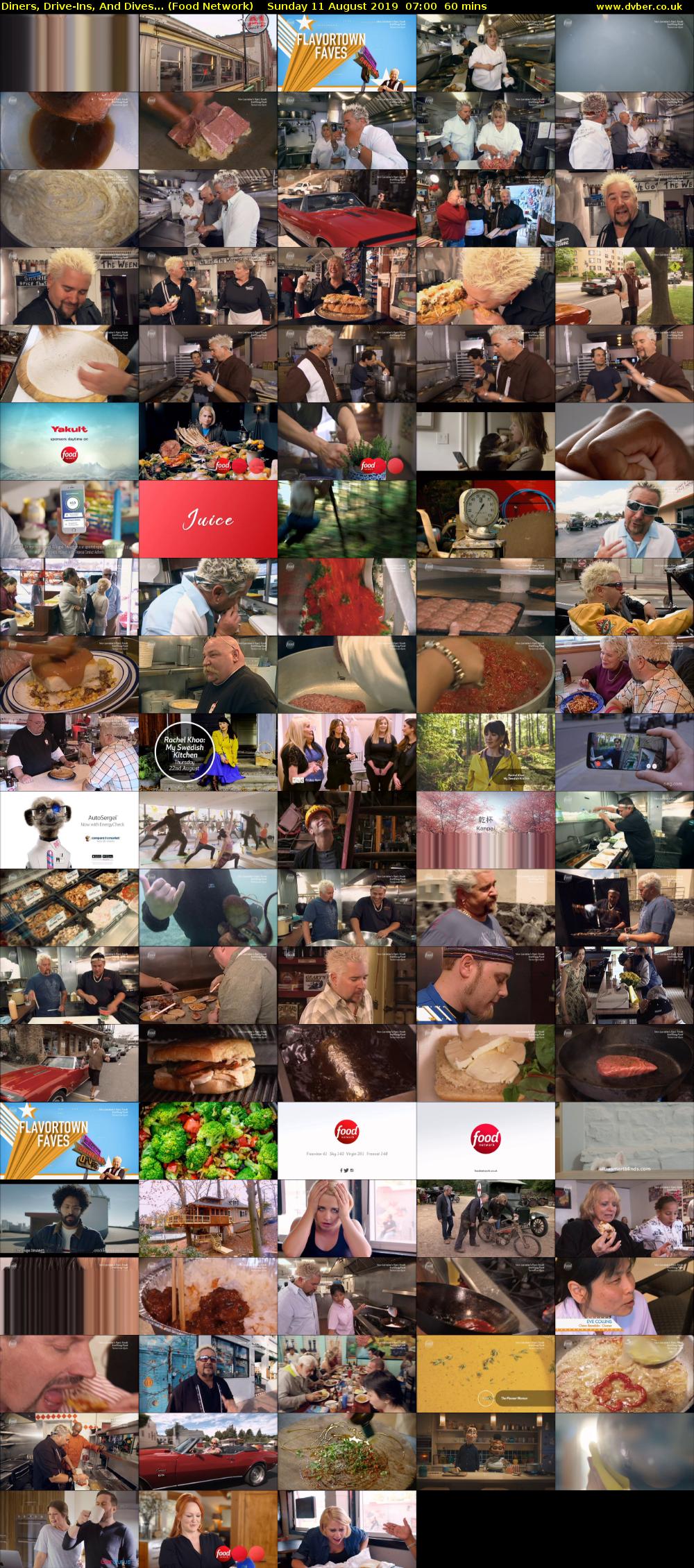 Diners, Drive-Ins, And Dives... (Food Network) Sunday 11 August 2019 07:00 - 08:00