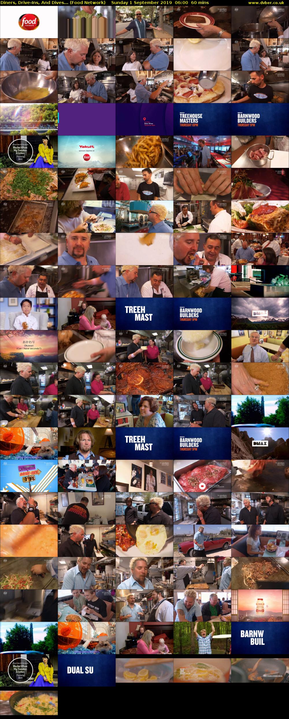 Diners, Drive-Ins, And Dives... (Food Network) Sunday 1 September 2019 06:00 - 07:00