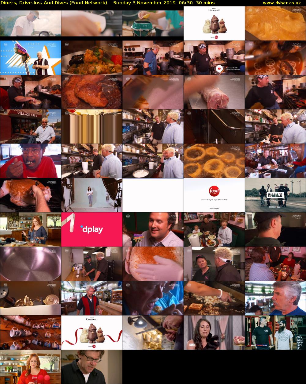 Diners, Drive-Ins, And Dives (Food Network) Sunday 3 November 2019 06:30 - 07:00