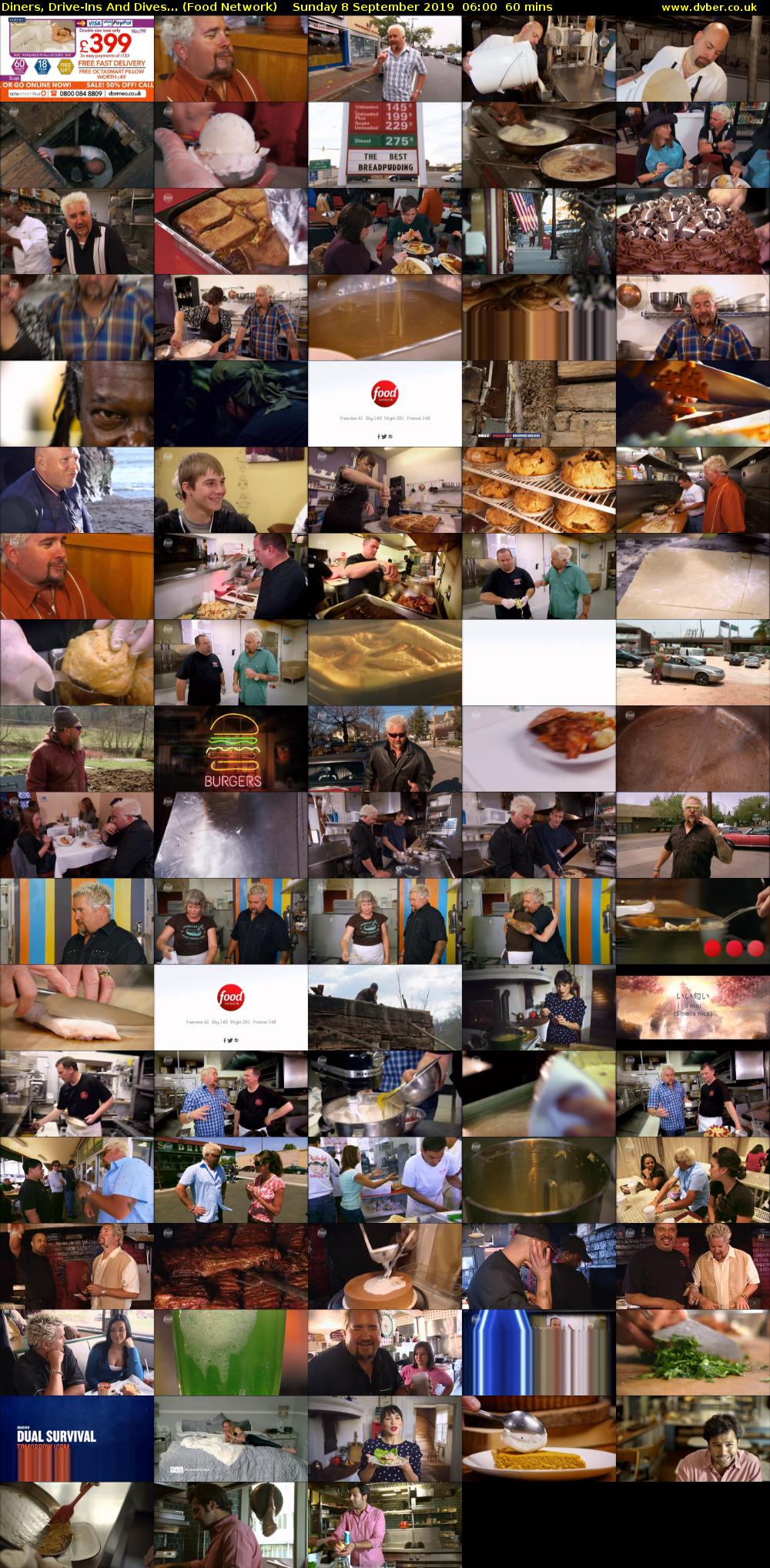 Diners, Drive-Ins And Dives... (Food Network) Sunday 8 September 2019 06:00 - 07:00