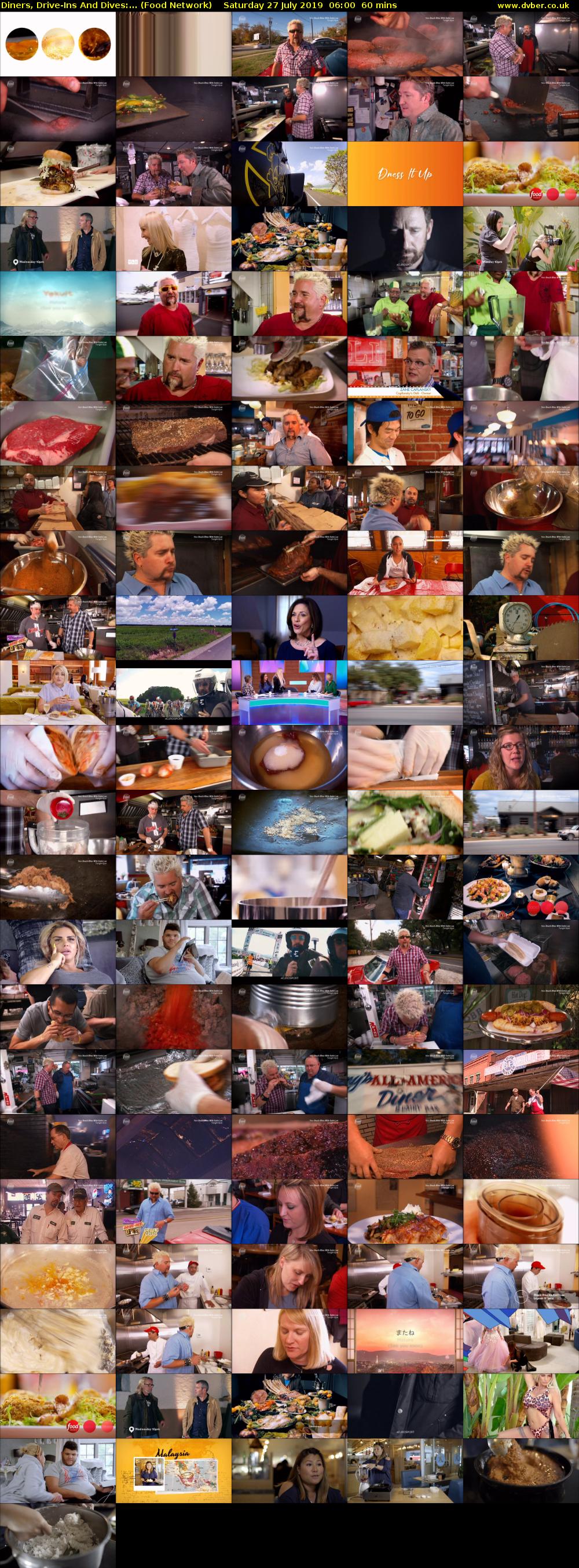 Diners, Drive-Ins And Dives:... (Food Network) Saturday 27 July 2019 06:00 - 07:00