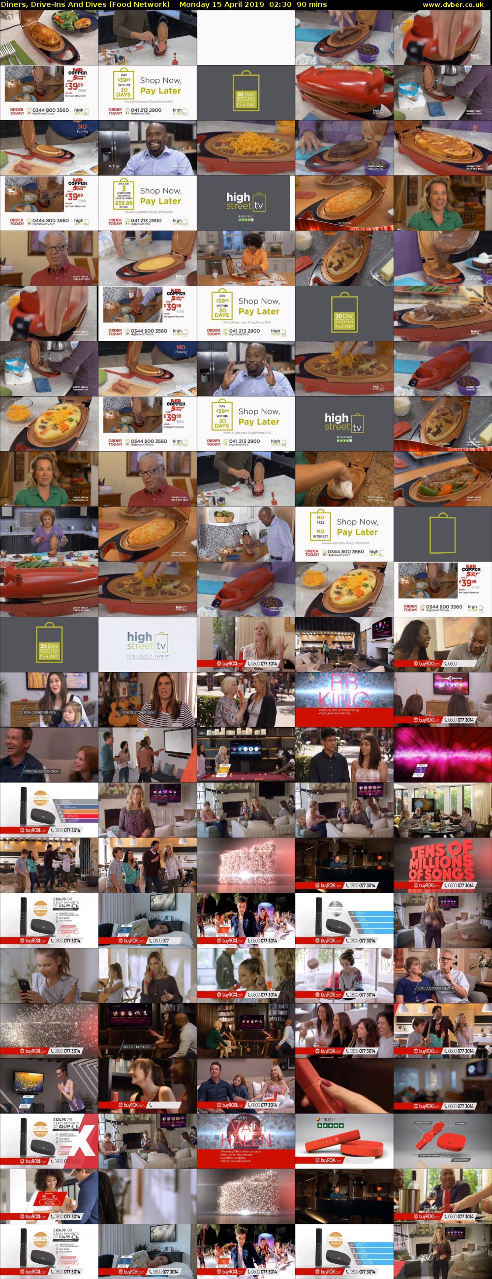 Diners, Drive-Ins And Dives (Food Network) Monday 15 April 2019 02:30 - 04:00