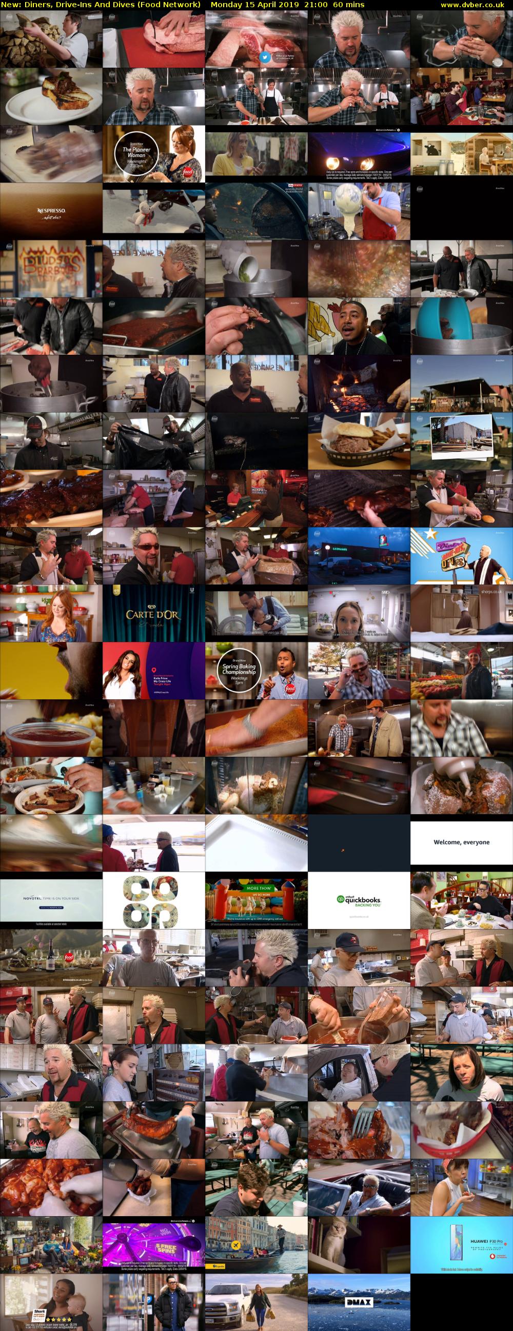 Diners, Drive-Ins And Dives (Food Network) Monday 15 April 2019 21:00 - 22:00