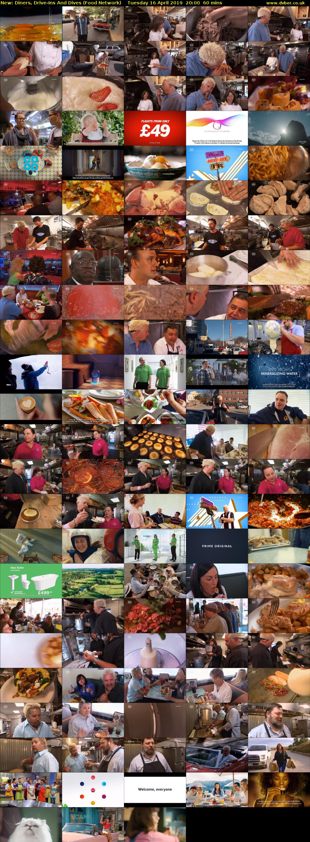 Diners, Drive-Ins And Dives (Food Network) Tuesday 16 April 2019 20:00 - 21:00