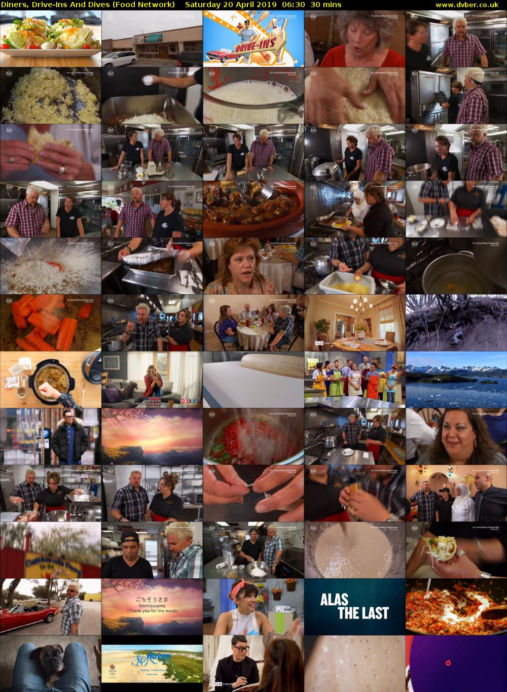 Diners, Drive-Ins And Dives (Food Network) Saturday 20 April 2019 06:30 - 07:00